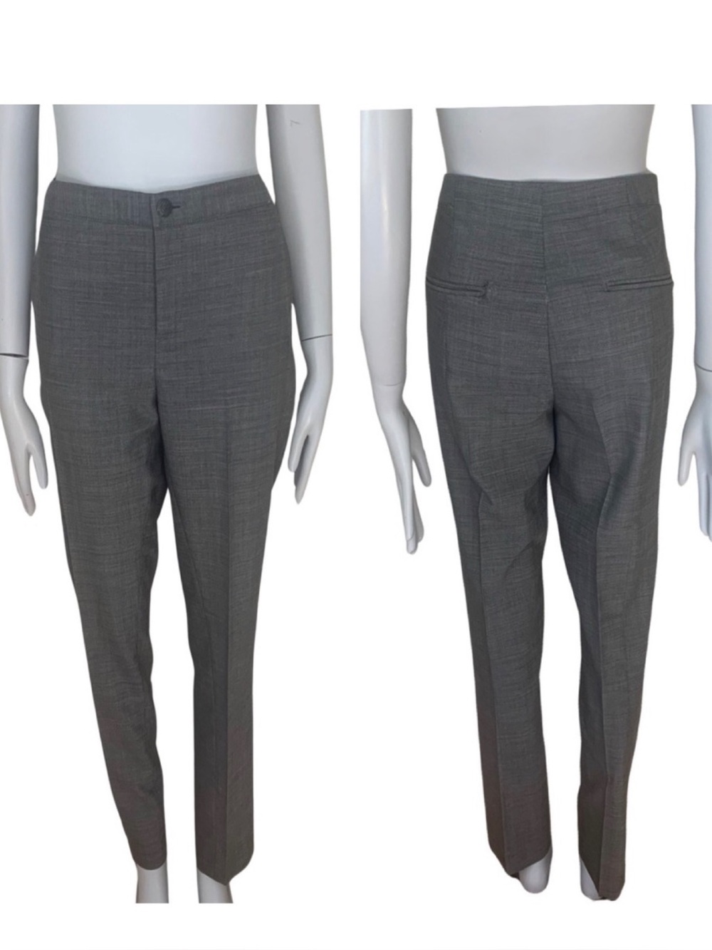 RAG & BONE Wool Slim Leg Dress Pants Grey Size 8